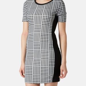 Topshop Gingham Body-Con Dress